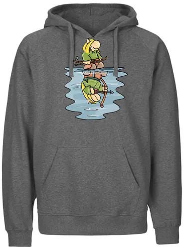 KLEINER ELF TRAUM - Kleine Helden, fantasy, rpg, bow, bogenschütze - Fairtrade Hoodie