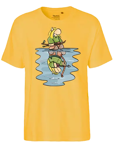 KLEINER ELF TRAUM - Kleine Helden, fantasy, rpg, bow, bogenschütze - Fairtrade T-Shirt