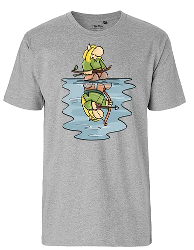KLEINER ELF TRAUM - Kleine Helden, fantasy, rpg, bow, bogenschütze - Fairtrade T-Shirt