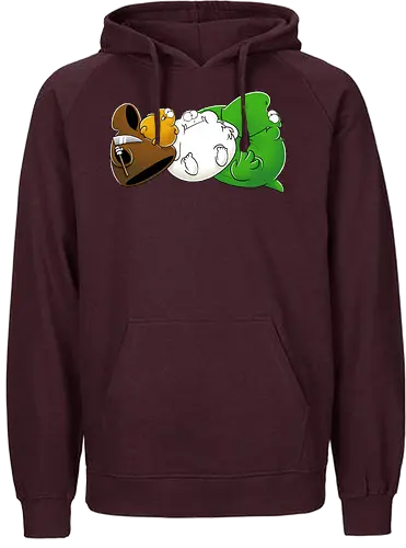 NichtlusDICK - Joscha Sauer, Nicht Lustig, comic, Nichtlustig, tod, Lemming, yeti, dino, Joscha - Fairtrade Hoodie