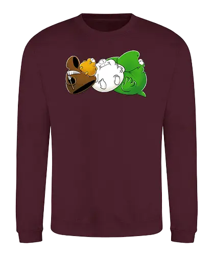 NichtlusDICK - Joscha Sauer, Nicht Lustig, comic, Nichtlustig, tod, Lemming, yeti, dino, Joscha - Sweatshirt