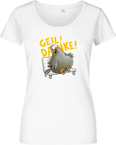 Geil! Danke! Taube!