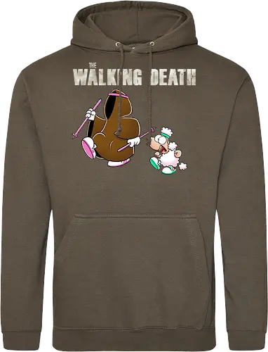 The Walking Death - Joscha Sauer, Joscha, mashup, tod, Pudel, Nichtlustig, Nicht Lustig, Walking death - Standard Hoodie