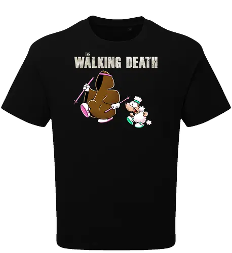 The Walking Death - Joscha Sauer, Joscha, mashup, tod, Pudel, Nichtlustig, Nicht Lustig, Walking death - Oversize T-Shirt