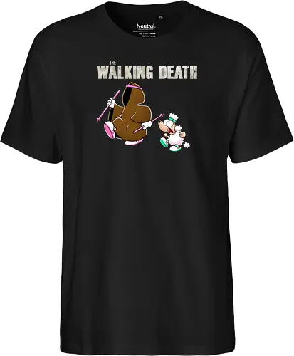 The Walking Death - Joscha Sauer, Joscha, mashup, tod, Pudel, Nichtlustig, Nicht Lustig, Walking death - Fairtrade T-Shirt