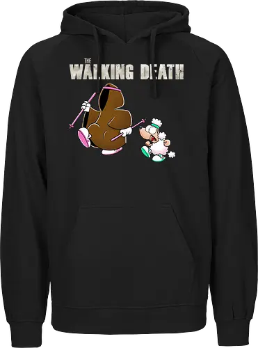 The Walking Death - Joscha Sauer, Joscha, mashup, tod, Pudel, Nichtlustig, Nicht Lustig, Walking death - Fairtrade Hoodie