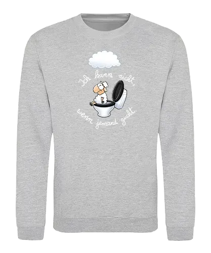Kann nicht! - Joscha Sauer, schaf, Nichtlustig, Nicht Lustig, Joscha, klo, Kann nicht, wolke - Sweatshirt