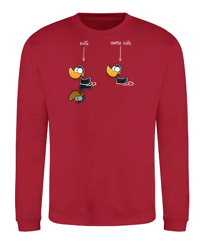 Vampir Ente - Joscha Sauer, Nichtlustig, Vampirente, ente, Nicht Lustig, Joscha - Sweatshirt