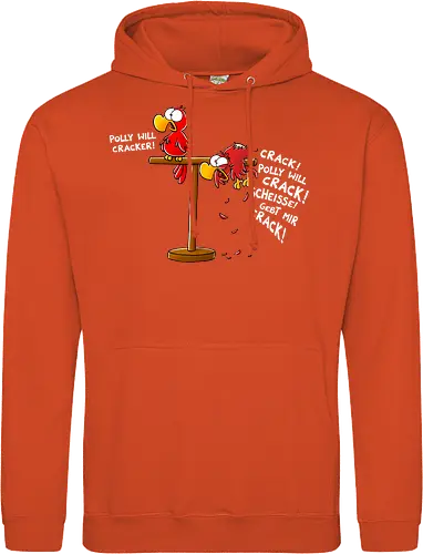 POLLY WILL SHIRT! - Joscha Sauer, Nichtlustig, Nicht Lustig, comic, Polly, Cracker, crack - Standard Hoodie