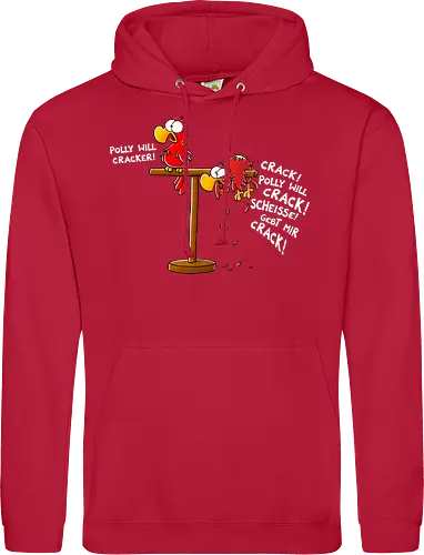 POLLY WILL SHIRT! - Joscha Sauer, Nichtlustig, Nicht Lustig, comic, Polly, Cracker, crack - Standard Hoodie