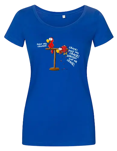 POLLY WILL SHIRT! - Joscha Sauer, Nichtlustig, Nicht Lustig, comic, Polly, Cracker, crack - Women T-Shirt