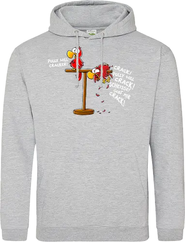 POLLY WILL SHIRT! - Joscha Sauer, Nichtlustig, Nicht Lustig, comic, Polly, Cracker, crack - Standard Hoodie