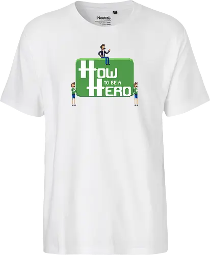 How to be a Hero - Howky trägt Logo