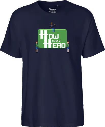 How to be a Hero - Howky trägt Logo