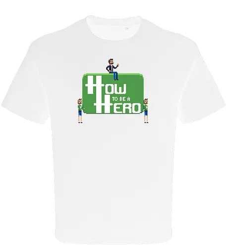 How to be a Hero - Howky trägt Logo