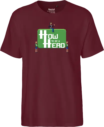 How to be a Hero - Howky trägt Logo