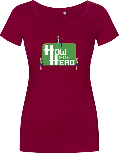 How to be a Hero - Howky trägt Logo