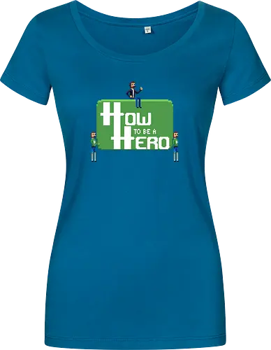 How to be a Hero - Howky trägt Logo