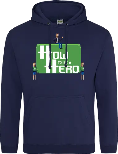 How to be a Hero - Howky trägt Logo