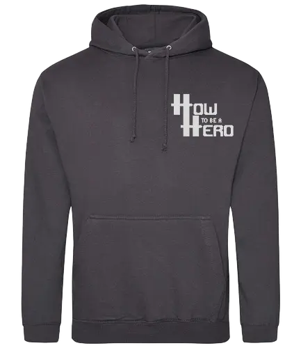 How to be a Hero - Sticklogo - htbah, rpg, rollenspiel, pen and paper, würfel, hauke - Standard Hoodie