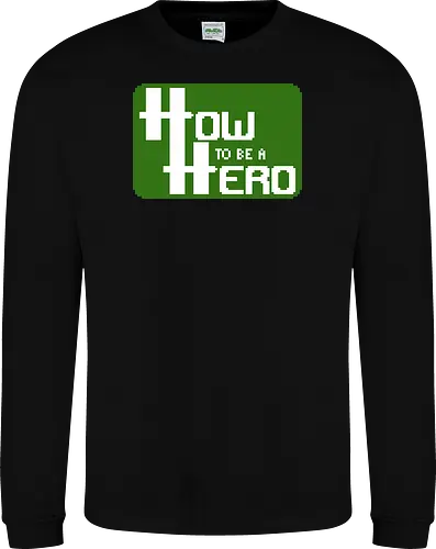 How to be a Hero - Pixellogo