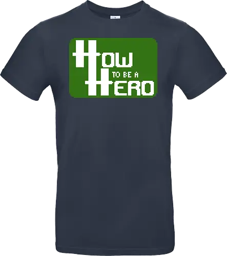 How to be a Hero - Pixellogo