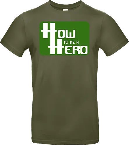 How to be a Hero - Pixellogo