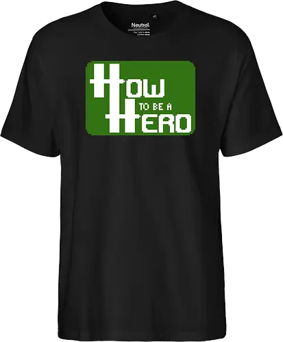 How to be a Hero - Pixellogo