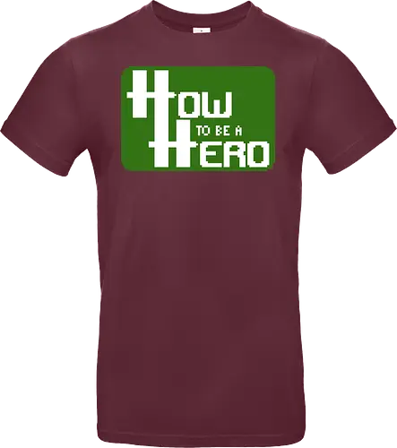 How to be a Hero - Pixellogo