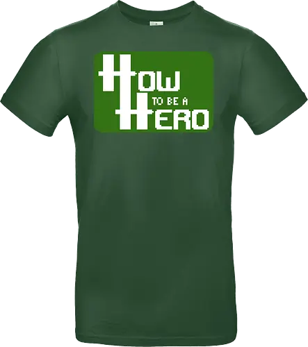 How to be a Hero - Pixellogo