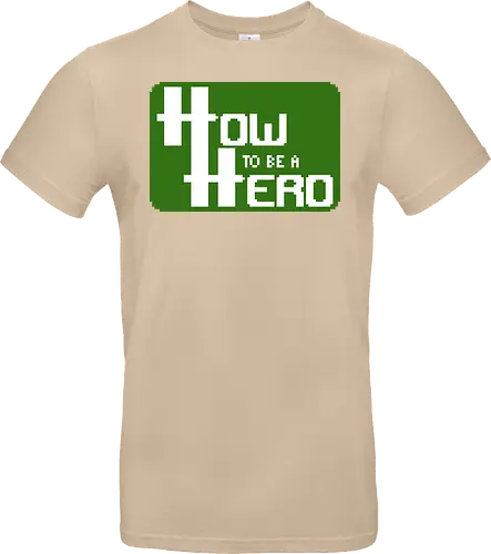 How to be a Hero - Pixellogo