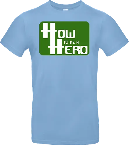 How to be a Hero - Pixellogo