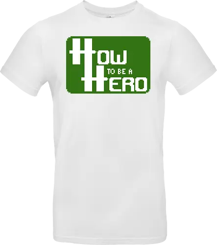 How to be a Hero - Pixellogo