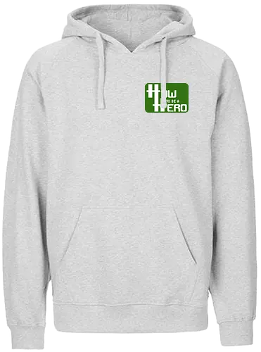 How to be a Hero - Pixellogo (Pocket) - rpg, hauke gerdes, rollenspiel, pen and paper, rocketbns - Fairtrade Hoodie