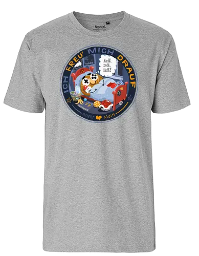 Insert Moin - Ich freu mich drauf - poComicast - Fairtrade T-Shirt