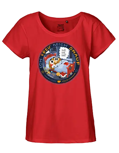Insert Moin - Ich freu mich drauf - poComicast - Fairtrade Girl Shirt