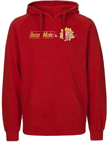 Croissant Boy New Vegas dark - Insert Moin, poComicast - Fairtrade Hoodie