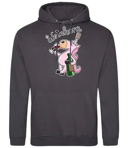 Weinhorn - einhorn, unicorn, wein, weinglas, geschenk, geschenkidee - Standard Hoodie