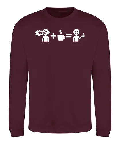 Coffee takes you in good mood - kaffe, koffein, shirt, t-shirt, funshirt - Sweatshirt