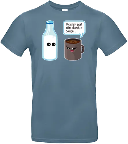 Komm auf die dunkle Seite - kaffee, koffein - Standard T-Shirt