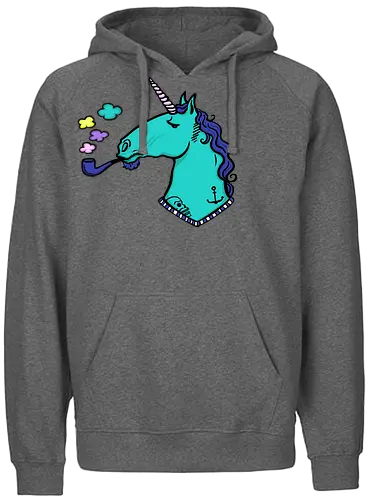 Hipster Einhorn - einhorn, unicorn, hipster - Fairtrade Hoodie