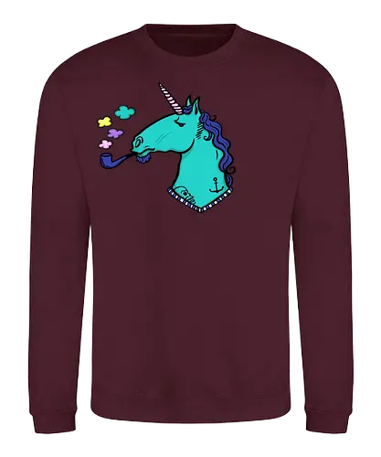 Hipster Einhorn - einhorn, unicorn, hipster - Sweatshirt