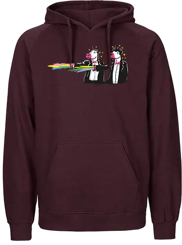 Unicorn Fiction - einhorn, Retro - Fairtrade Hoodie