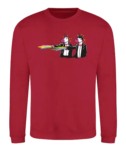 Unicorn Fiction - einhorn, Retro - Sweatshirt