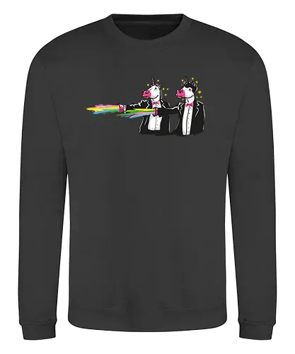 Unicorn Fiction - einhorn, Retro - Sweatshirt