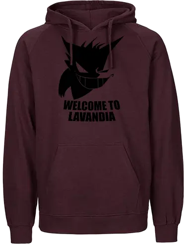 Welcome to Lavandia - dark side, lavandia, anime, manga, gaming, pocket, monster, retro, classic, ghost, geist, tower - Fairtrade Hoodie