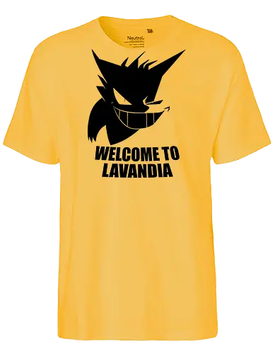 Welcome to Lavandia - dark side, lavandia, anime, manga, gaming, pocket, monster, retro, classic, ghost, geist, tower - Fairtrade T-Shirt