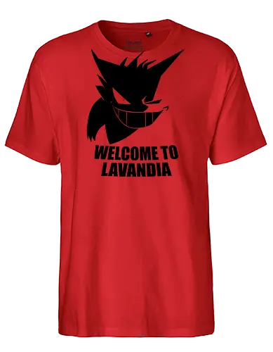 Welcome to Lavandia - dark side, lavandia, anime, manga, gaming, pocket, monster, retro, classic, ghost, geist, tower - Fairtrade T-Shirt