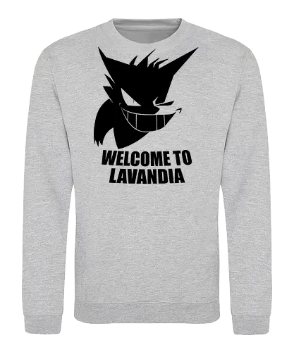 Welcome to Lavandia - dark side, lavandia, anime, manga, gaming, pocket, monster, retro, classic, ghost, geist, tower - Sweatshirt