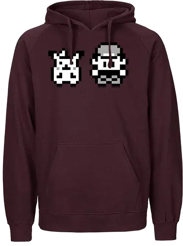 8Bit Poke - gaming, gelb, classic, retro, monster, pocket, manga, anime, ash, yellow - Fairtrade Hoodie